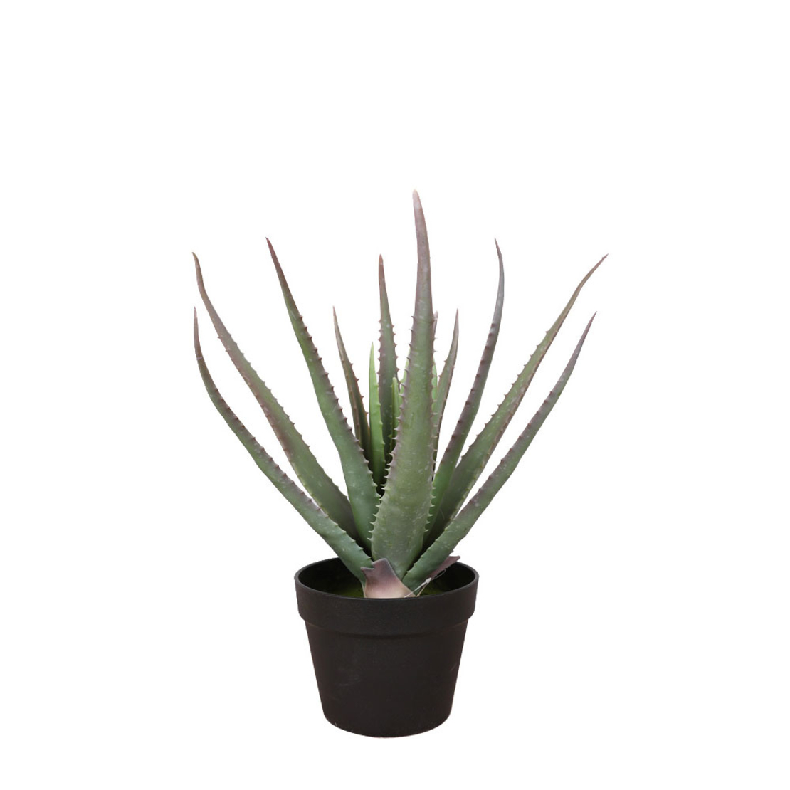 ALOE ARTIFICIAL PLANT IN POT GREEN BLACK H52cm PRC