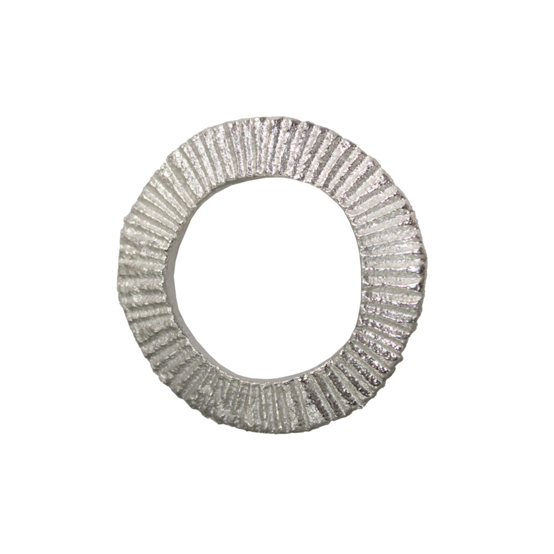 INFINITY CASE NAPKIN RING ALUMINIUM SILVER 4,5x4,5