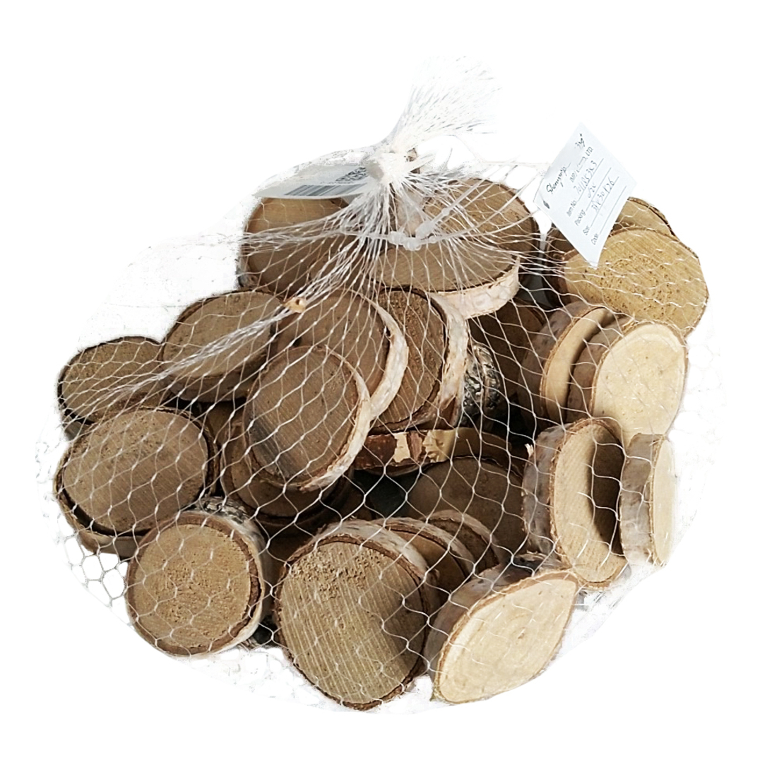 CORPO DECO SLICES IN NET WOOD NATURAL PRC