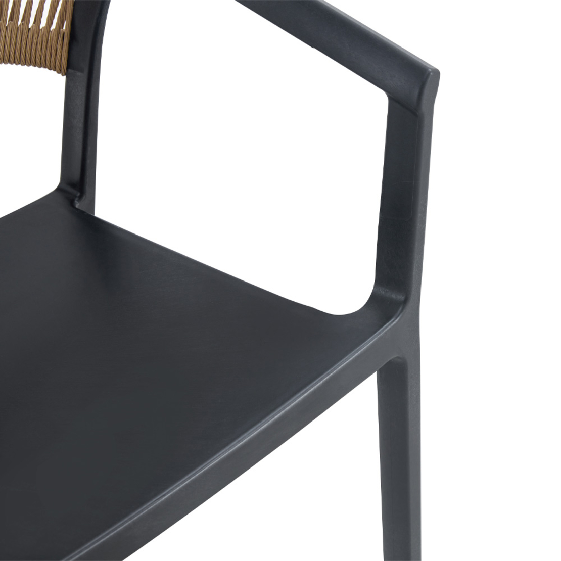 CONCORD CHAIR PP BLACK LATTE PRC
