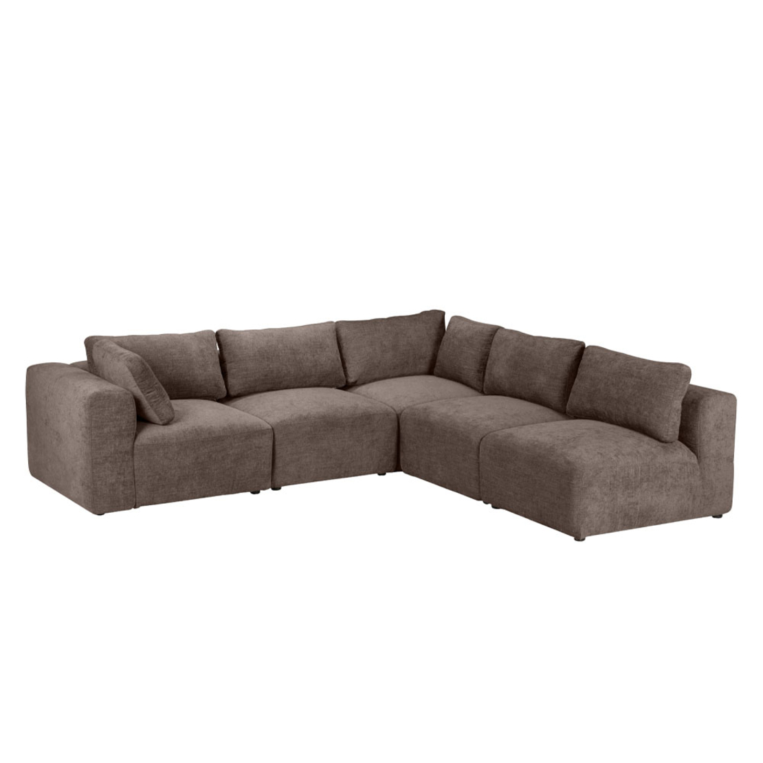 BOX ARMCHAIR EASY CLEAN FABRIC BROWN E1 EU