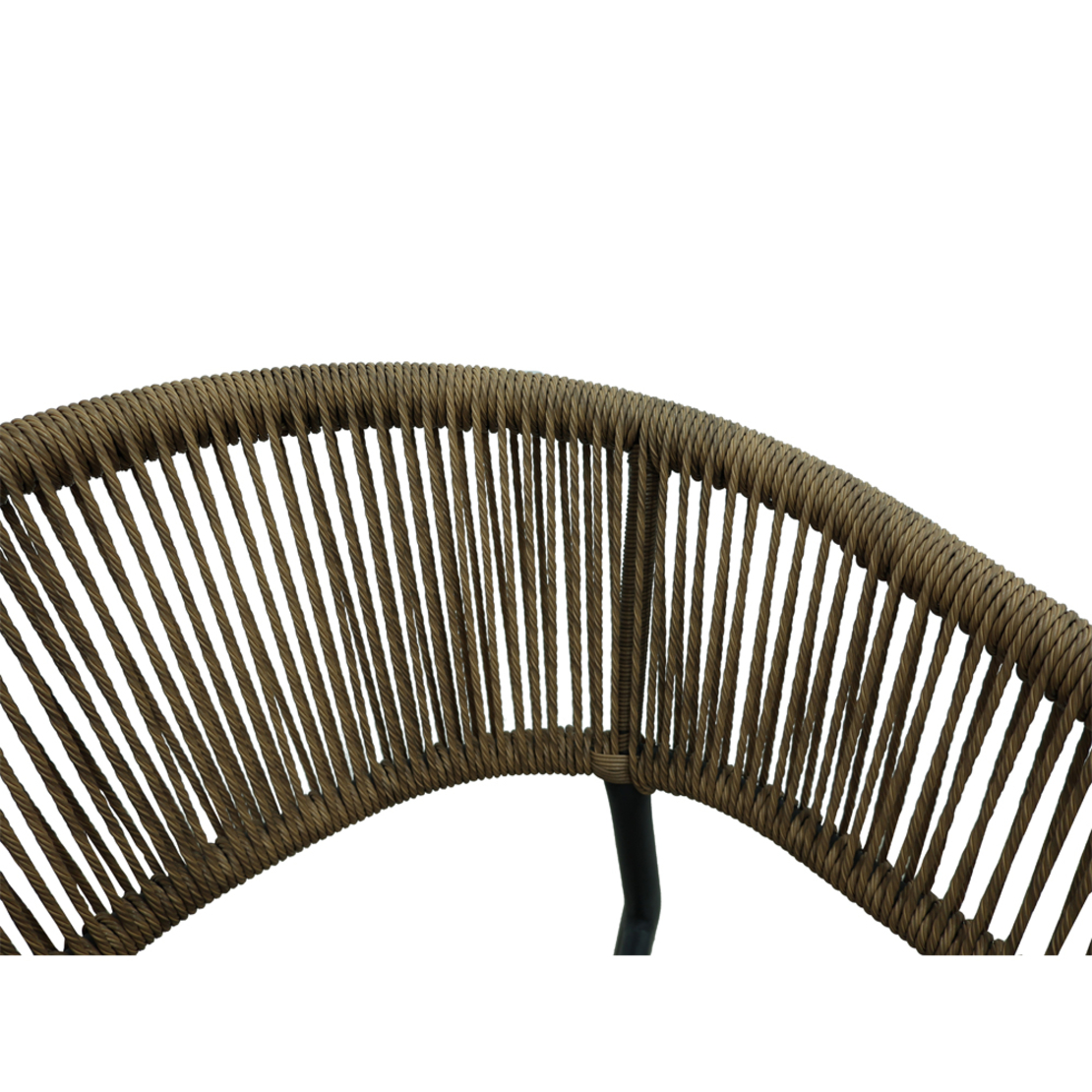 BREEZE CHAIR ALUMINIUM BLACK WALNUT 56x60x78 PRC