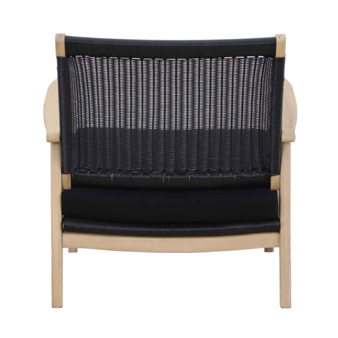 SALSA ARMCHAIR FABRIC BLACK 74,5x73xH75,8cm VN