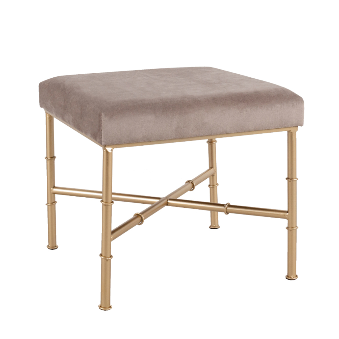 VICTOR STOOL FABRIC BEIGE GOLD E1 PRC