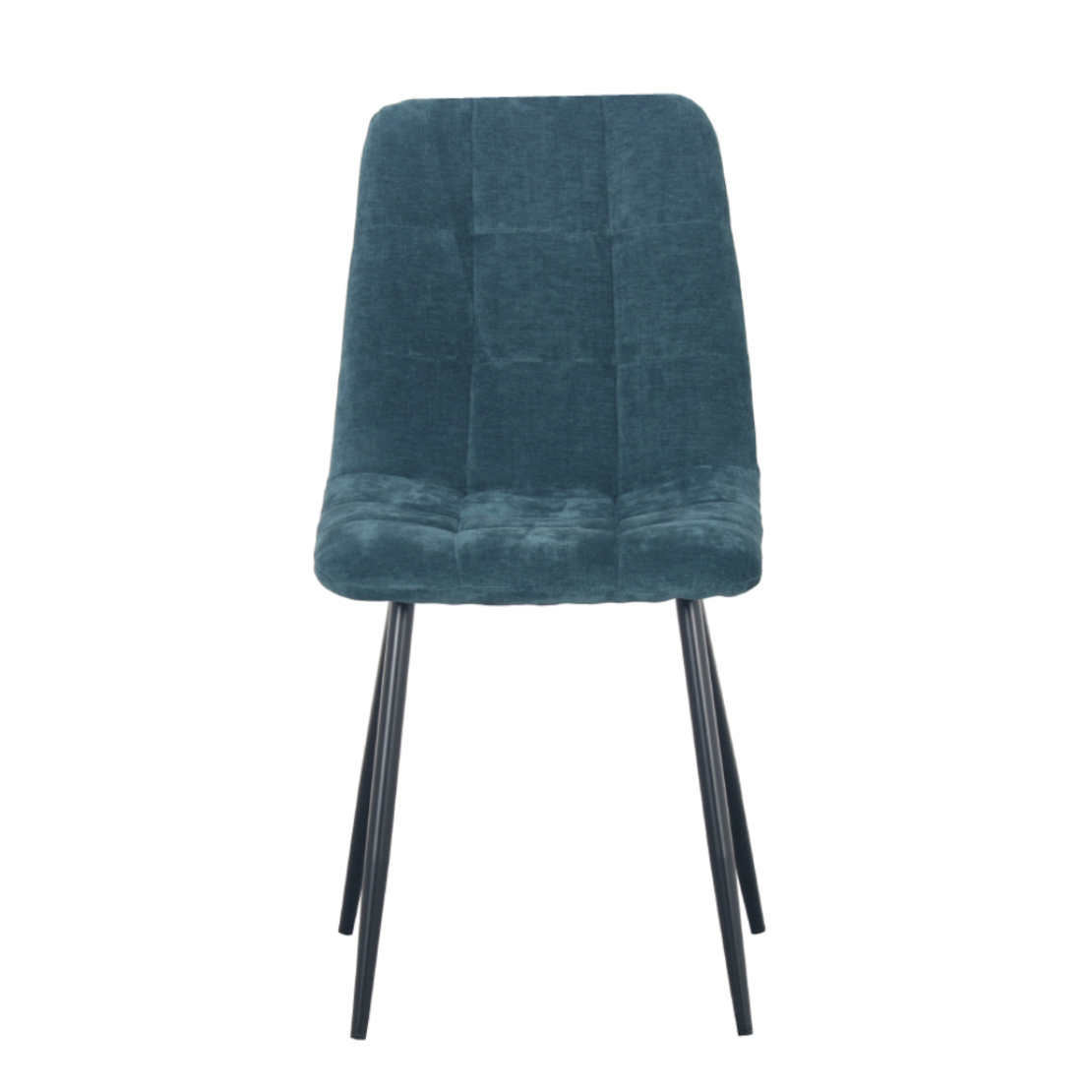 NATURE CHAIR FABRIC PETROL METAL BLACK PRC