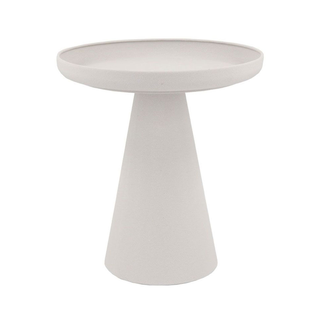 LINEAR 51 SIDE TABLE METAL WHITE 51x51xH56cm PRC