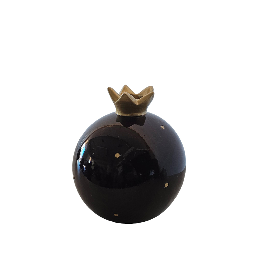 XMAS LUCKY CHARM 2025 POMEGRANATE POLYRESIN BORDEA