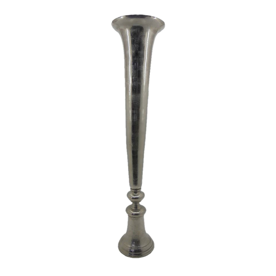 FLORES VASE ALUMINIUM SILVER NICKEL 25,5x25,5xH115