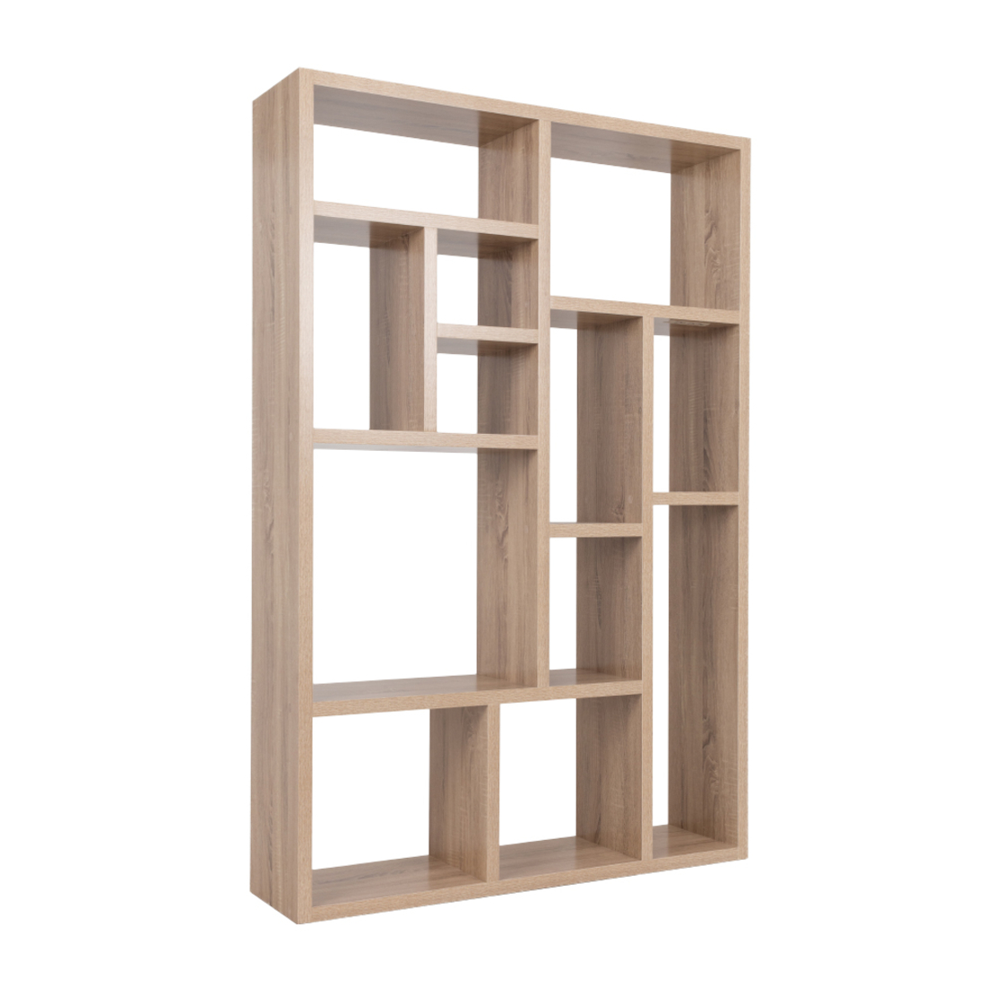 LYON 120 BOOKCASE HONEYCOMB SONOMA 120x29,6xH180cm E1 PRC