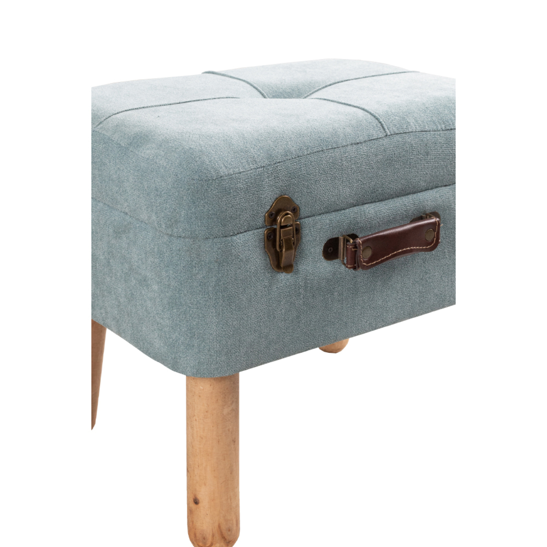 BABUS STOOL FABRIC GREY MINT PETROL E1 PRC