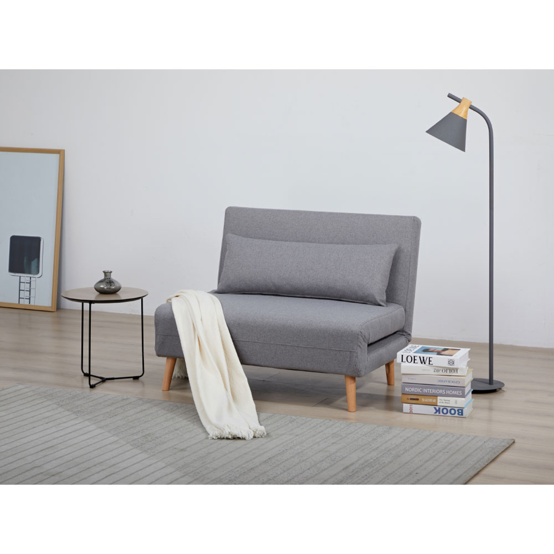 APERTO ARMCHAIR FOLDING FABRIC GREY LIGHT E1 PRC