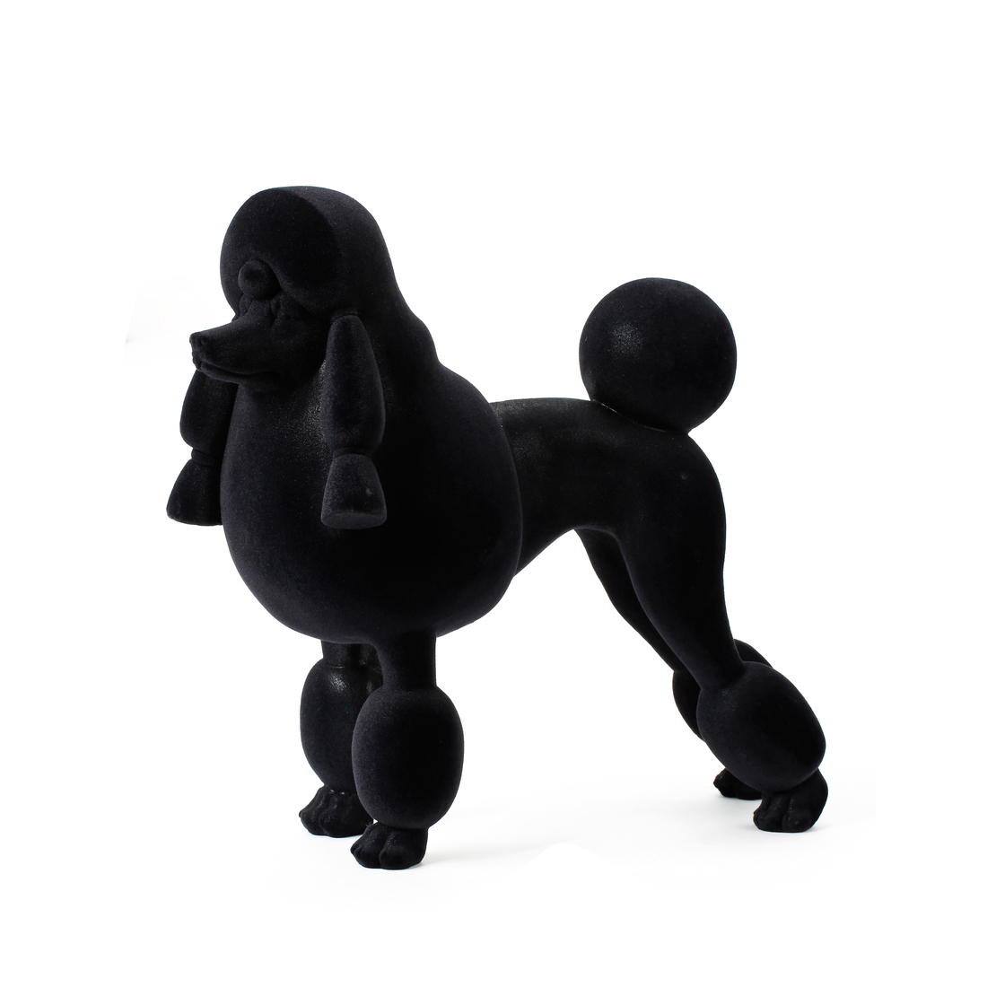 LIZA DECO DOG POLYRESIN BLACK 40x18xH37cm PRC