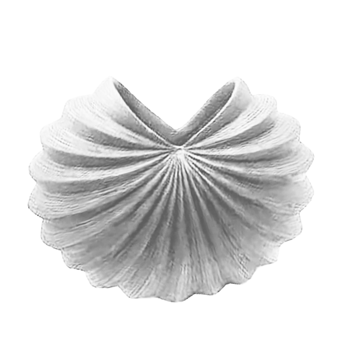 GALLINA BLANC VASE POLYRESIN WHITE MATTE 36x18xH30