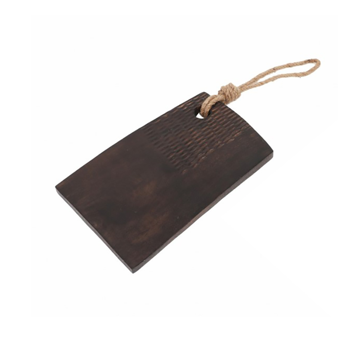 TUME L TRAY CUTTING WOOD MANGO BLACK 25x40xH3cm IN