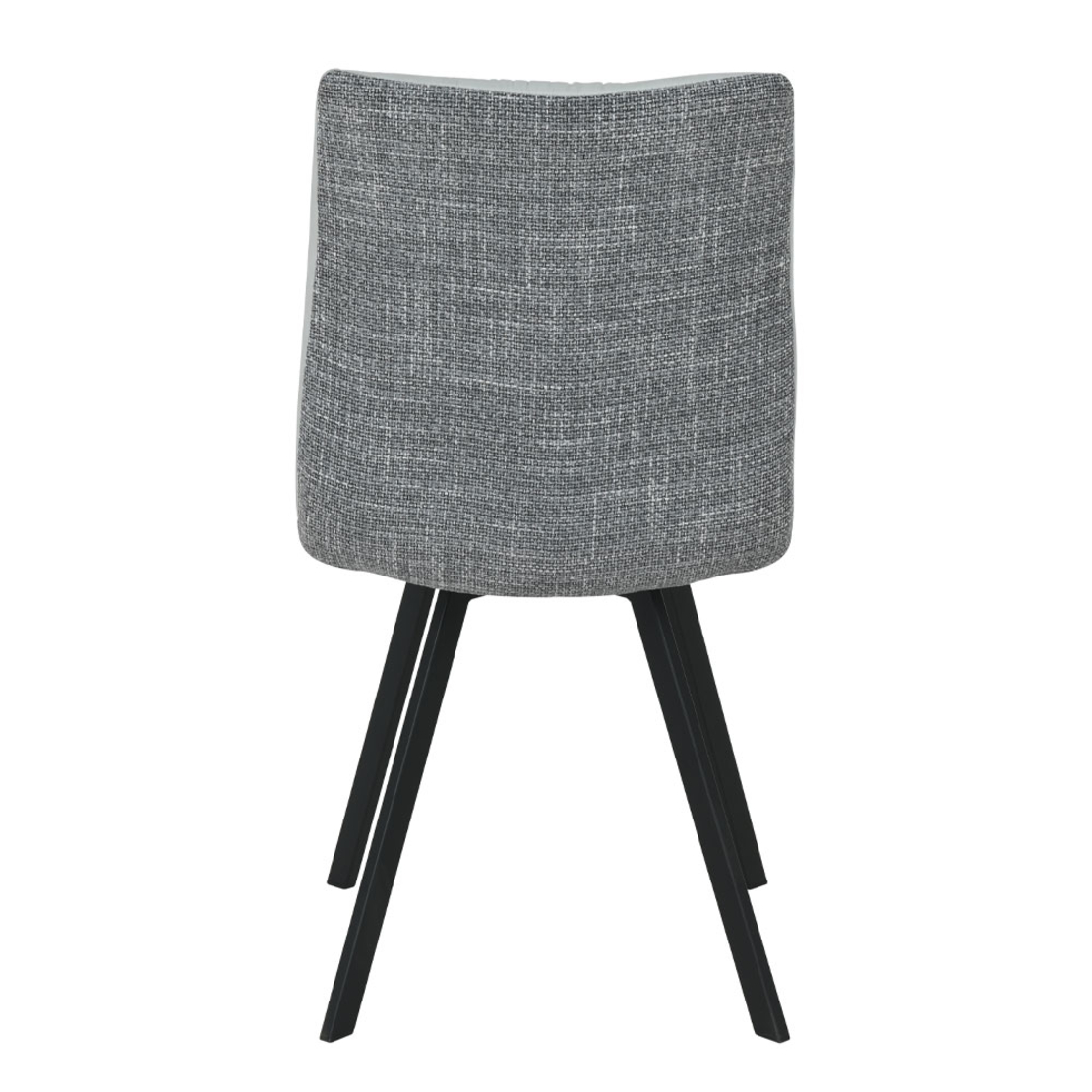 DUE FACCE CHAIR FABRIC CREAM GREY METAL BLACK E1 PRC