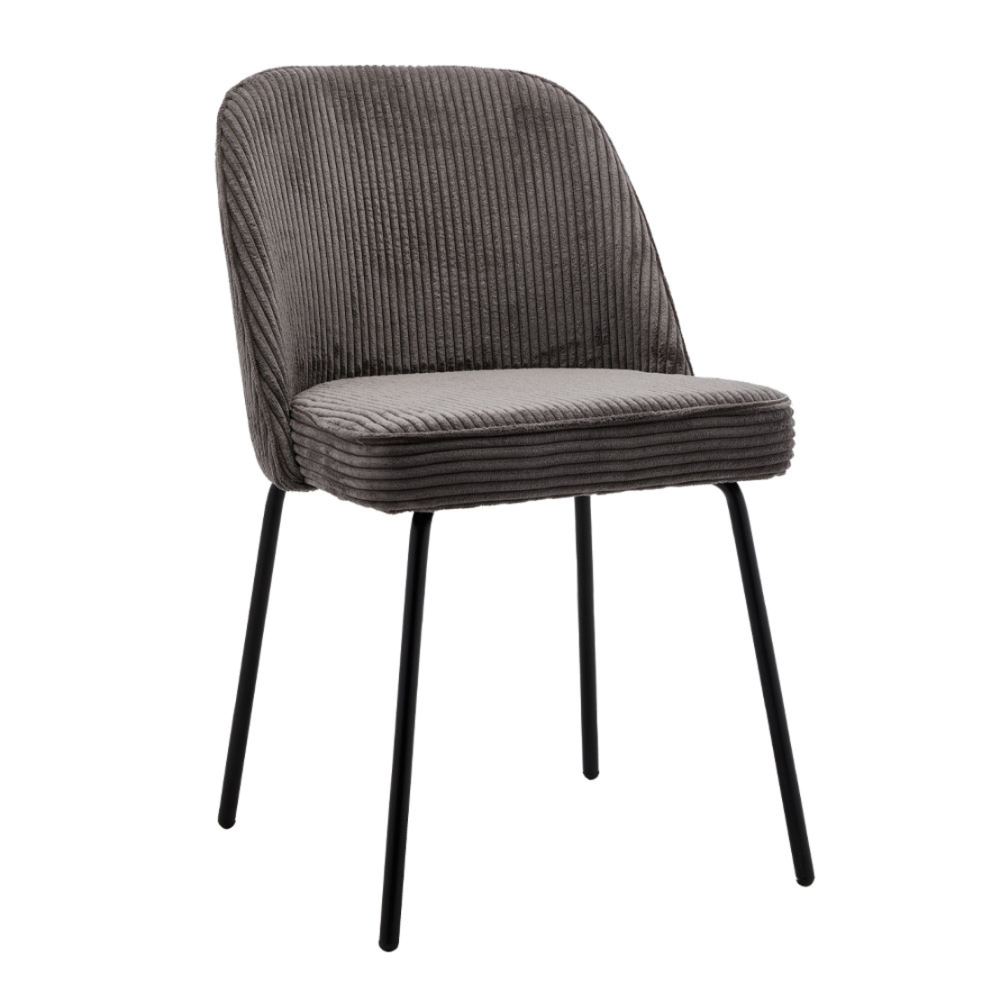 VOTSALO CHAIR FABRIC GREY METAL BLACK E1 PRC