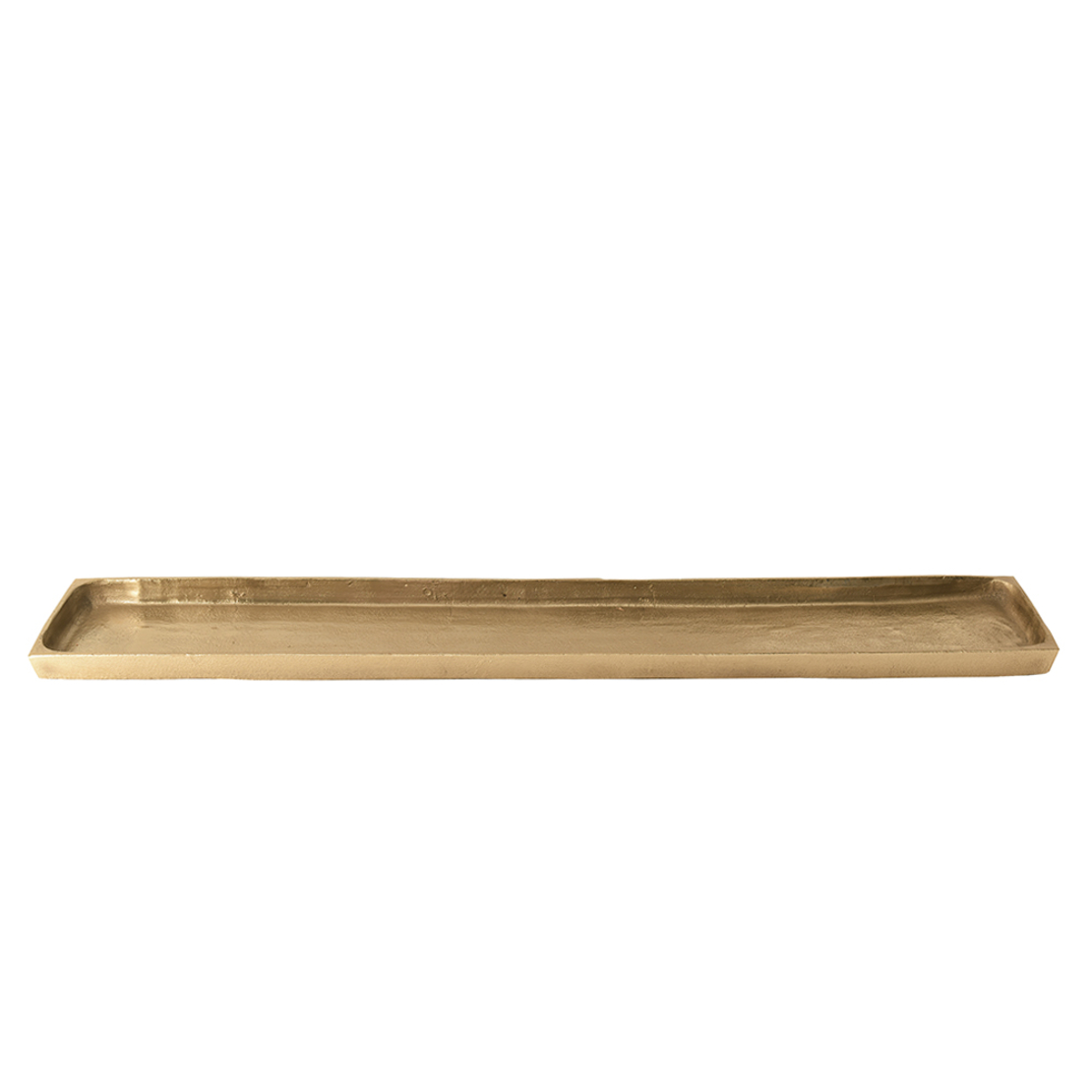 STELLA TRAY ALUMINIUM GOLD 79x13xH3cm IN