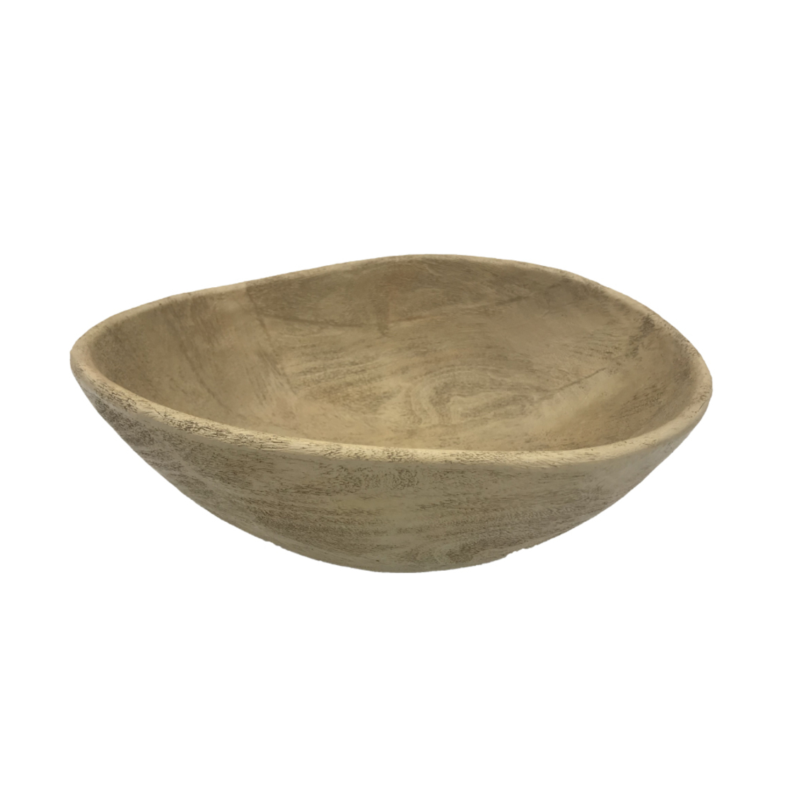 KESU BOWL POLYRESIN NATURAL 34x25,5xH14cm PRC