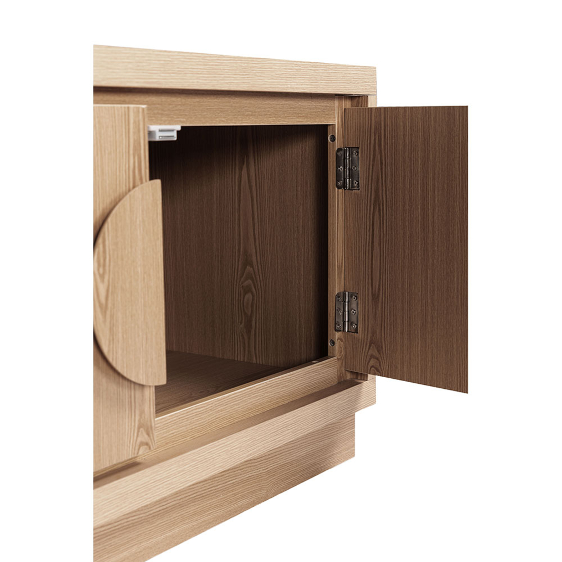 AXIS TV STAND 4DOORS CHIPBOARD NATURAL 160x40xH50cm E1 PRC