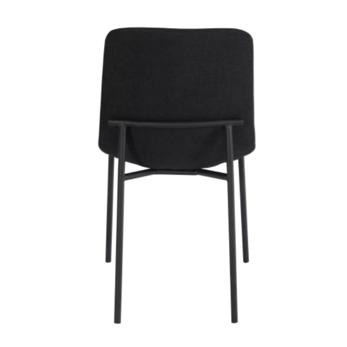 VIENNA CHAIR FABRIC BLACK METAL BLACK E1 PRC