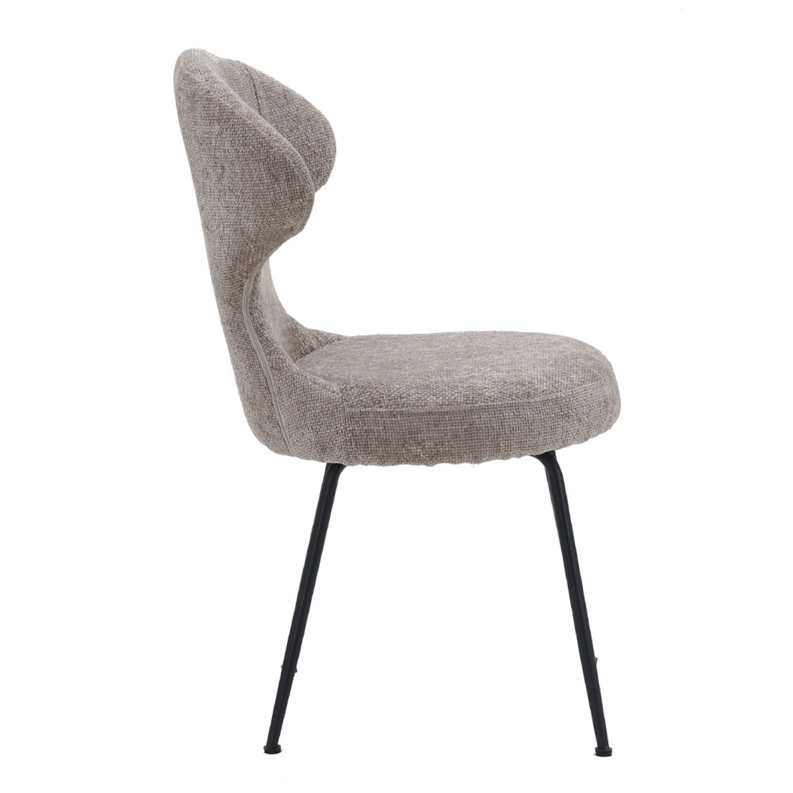 FUNGO CHAIR FABRIC BEIGE METAL BLACK E1 PRC