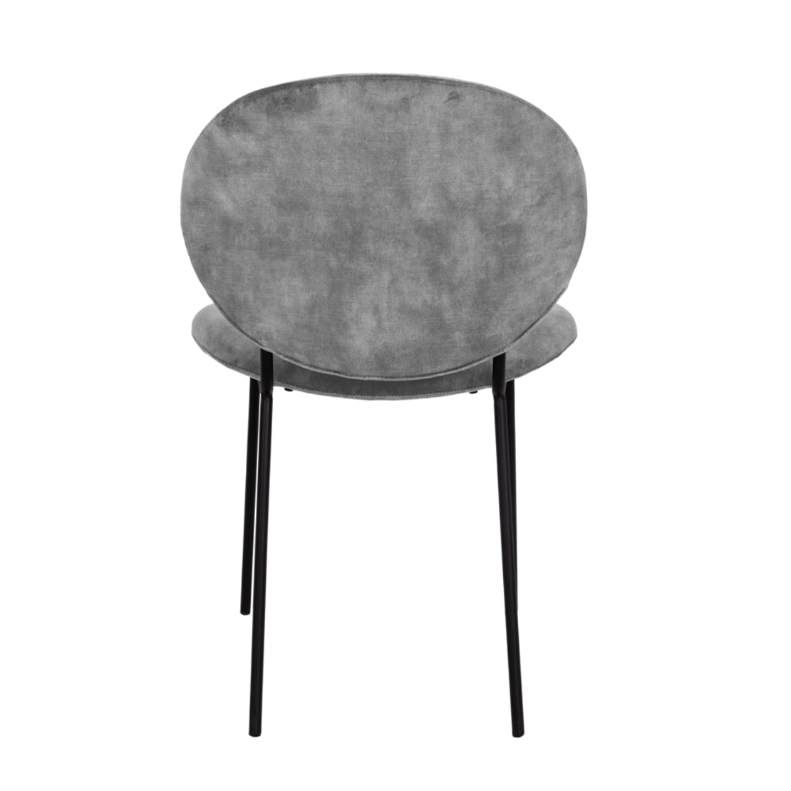 BEETLE CHAIR FABRIC SILVER METAL E1 PRC