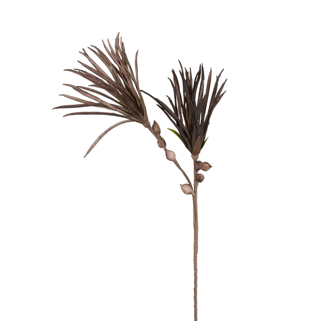 BROWN 4 ARTIFICIAL FLOWER EVA FOAM BROWN H98cm PRC