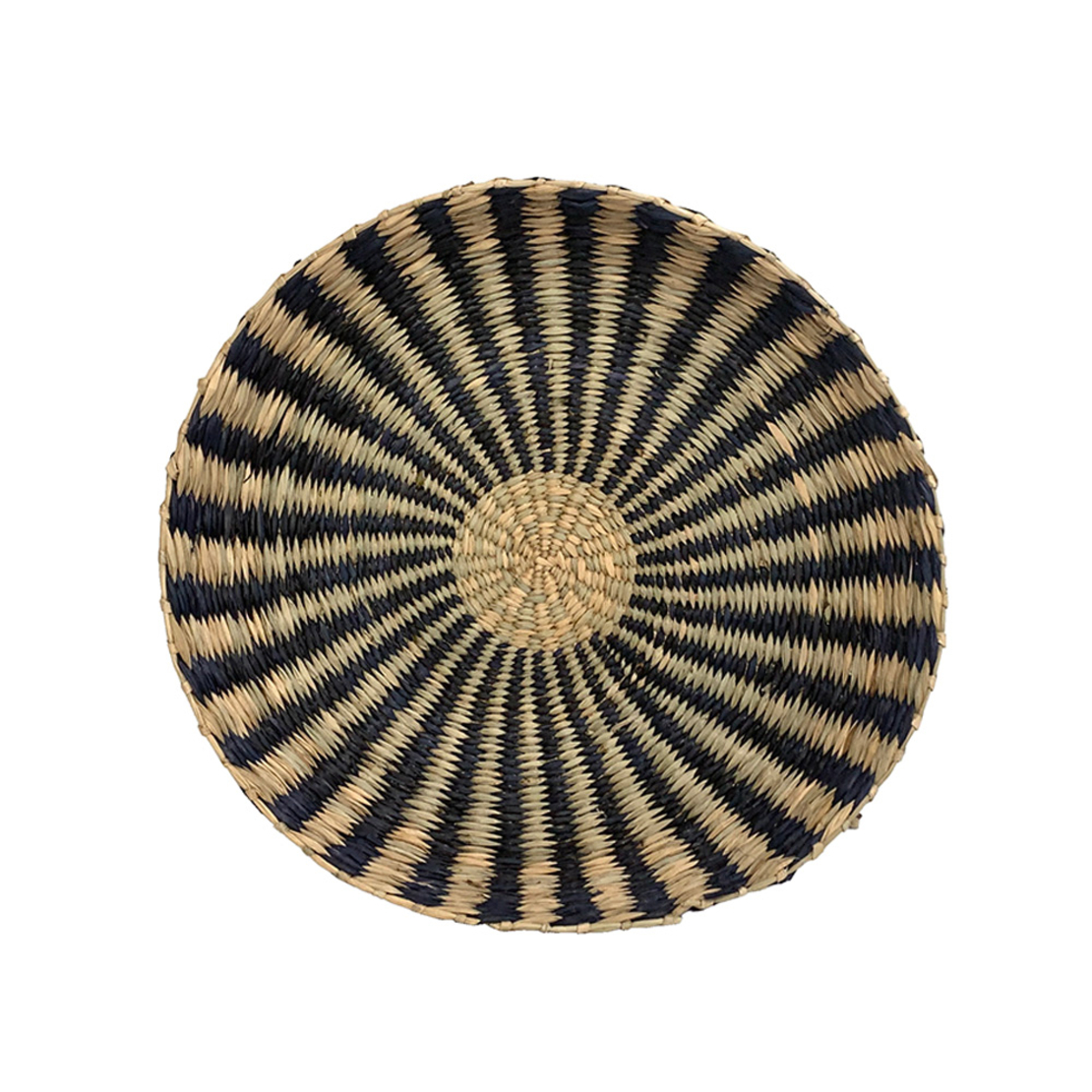 JABBAR DECO WALL SEAGRASS NATURAL BLACK 40x40xH3cm