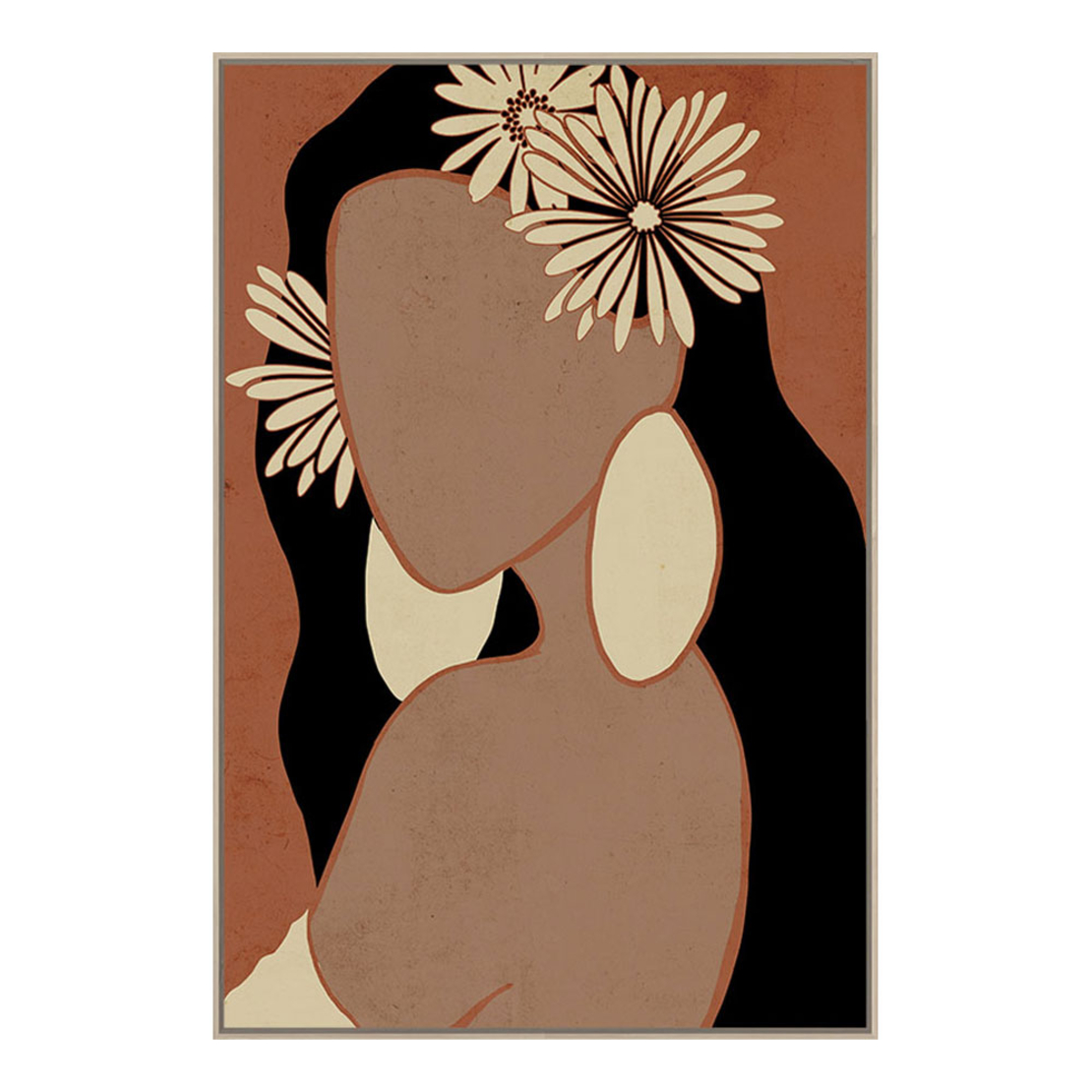 BELEZA SAGRADA B PAINTING CANVAS MULTICOLOR WOOD F