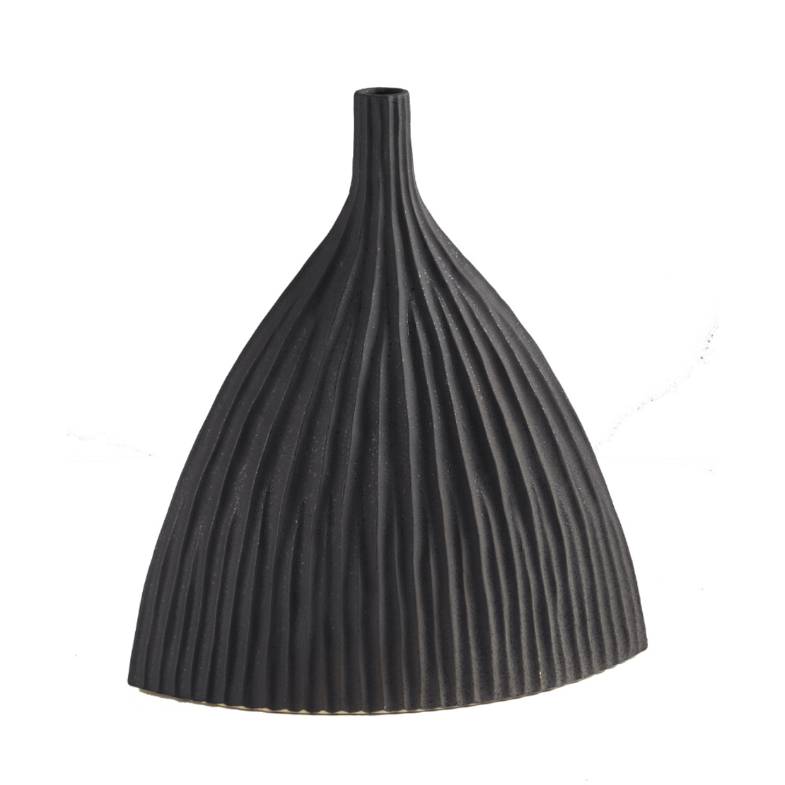 ISIDA VASE CERAMIC BLACK 36x18xH41cm PRC