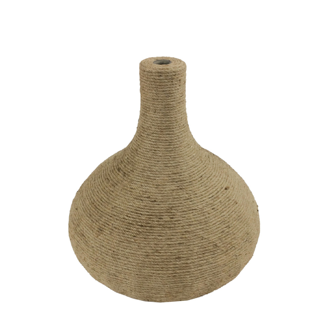 ROPE VASE 39x39x42 ROPE NATURAL PLYWOOD