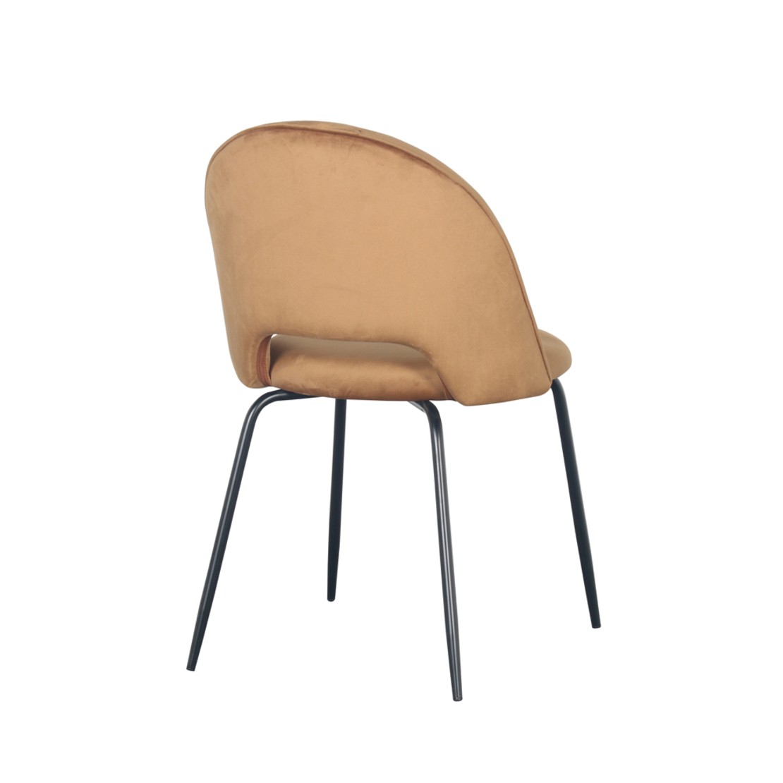 TOKYO CHAIR FABRIC CAMEL METAL BLACK E1 PRC