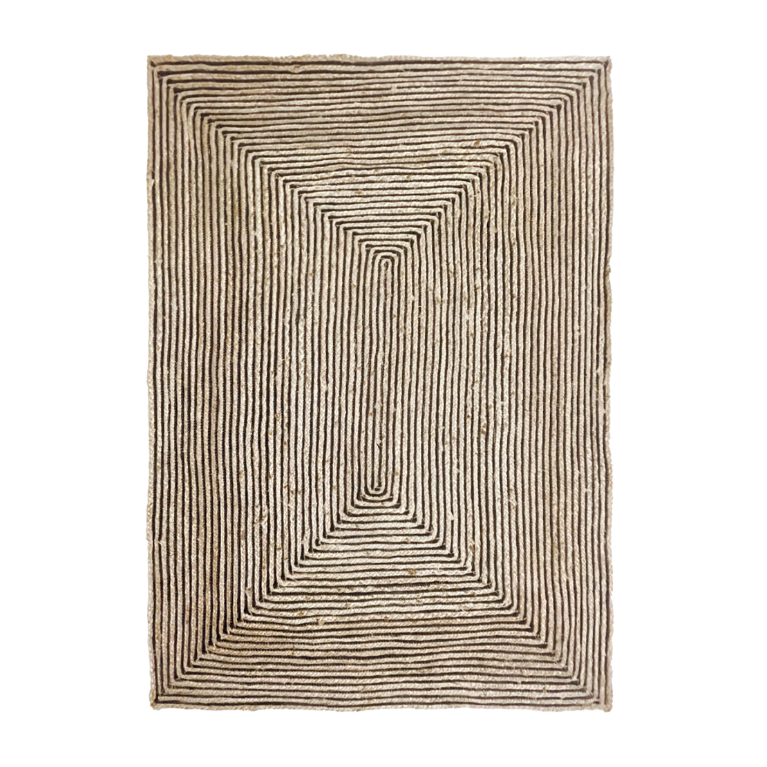 MAMBA CARPET JUTE NATURAL BLACK 200x300cm E1 IN