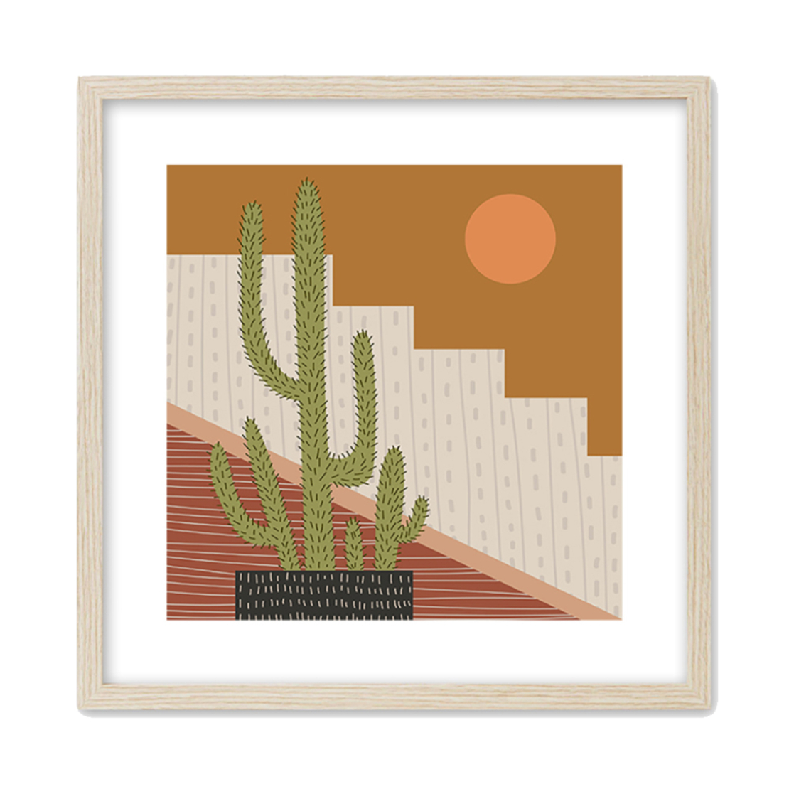 DIVINO PAINTING SET 2PCS MDF MULTICOLOR PAPER FRAM