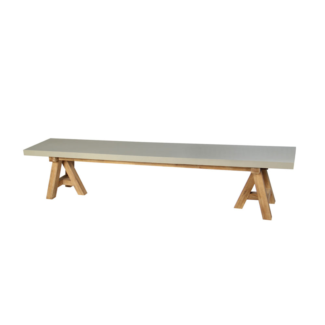 ERESOS BENCH LIMESTONE CEMENT LIGHT NATURAL 200x40
