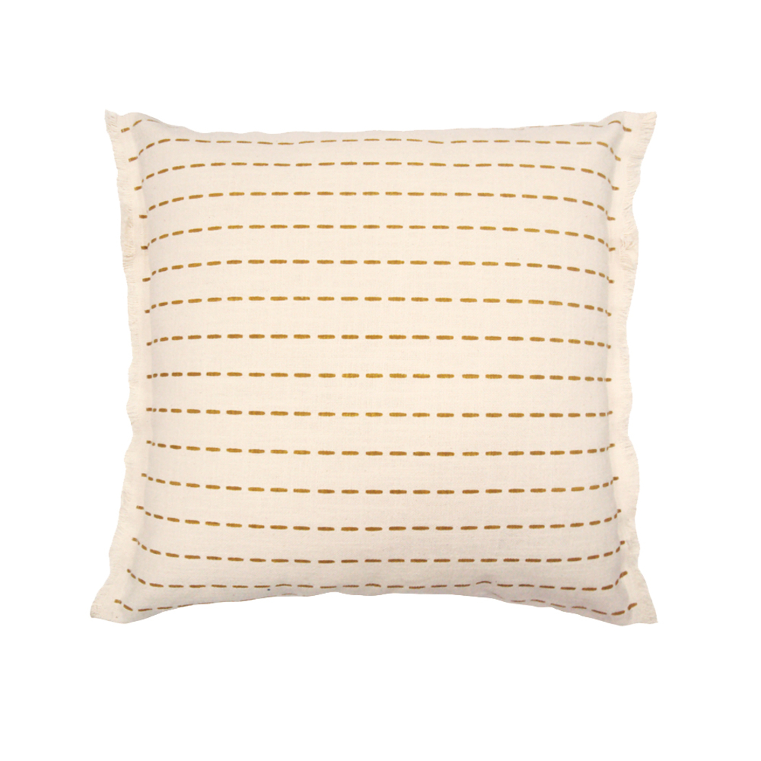AZDEC 1 DECOR CUSHION FABRIC WHITE MUSTARD 45x45 I