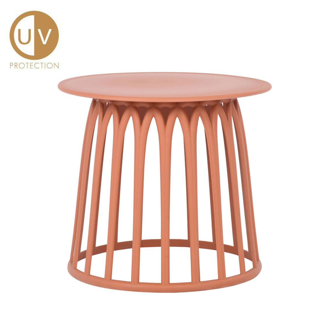 BASKET COFFEE TABLE PP TERRACOTTA PRC