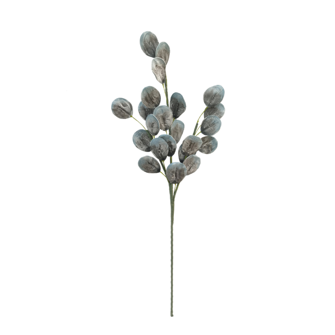 AZRA 3 ARTIFICIAL LEAF EVA FOAM BLUE GREY H106cm P
