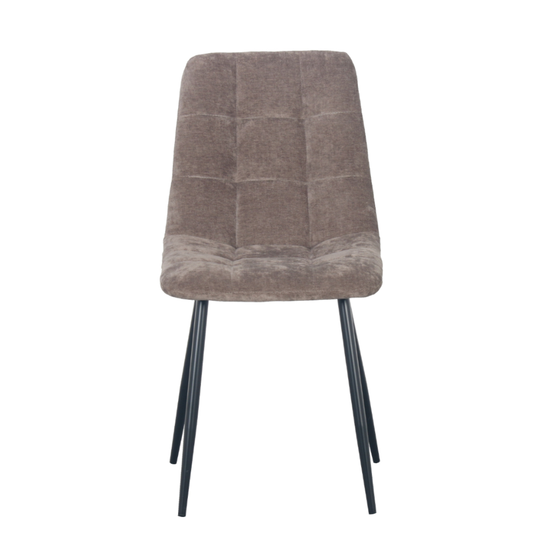 NATURE CHAIR FABRIC LATTE METAL BLACK PRC