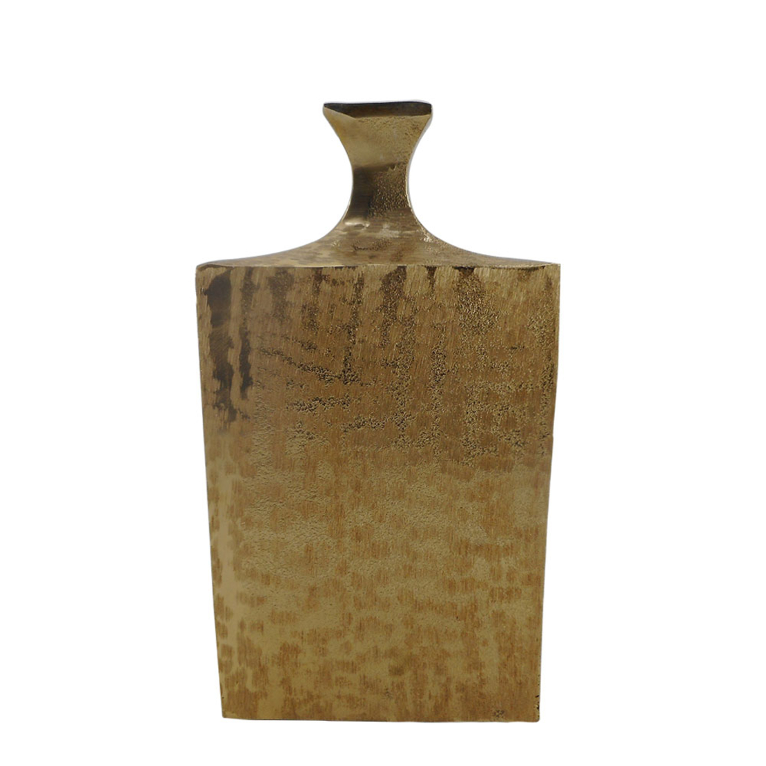 FLASCHE VASE ALUMINIUM GOLD 19x10xH36cm IN