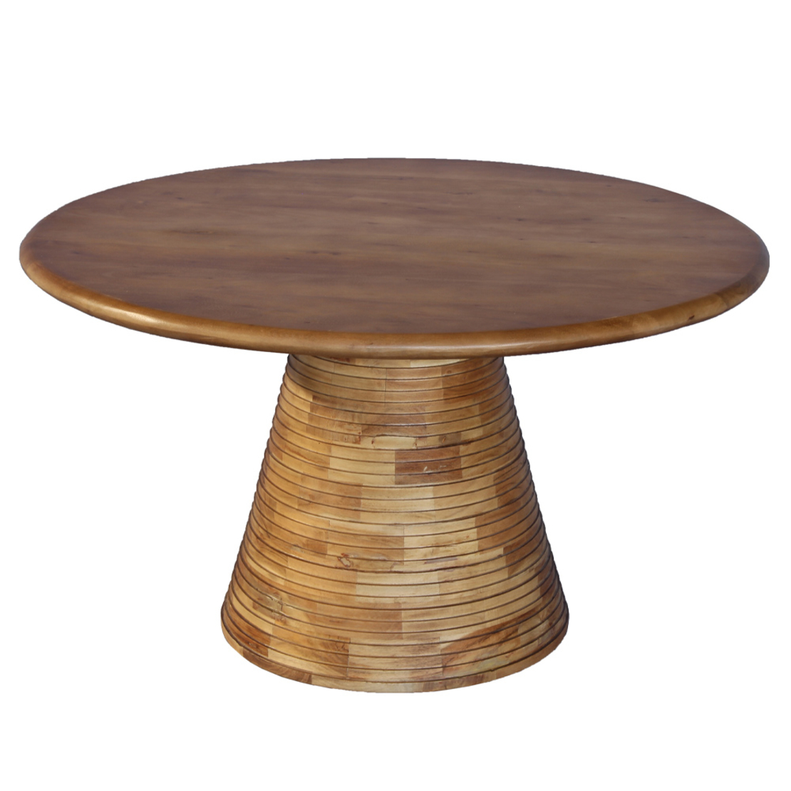 SAVOA COFFEE TABLE WOOD ACACIA WALNUT 80x80xH45cm IN