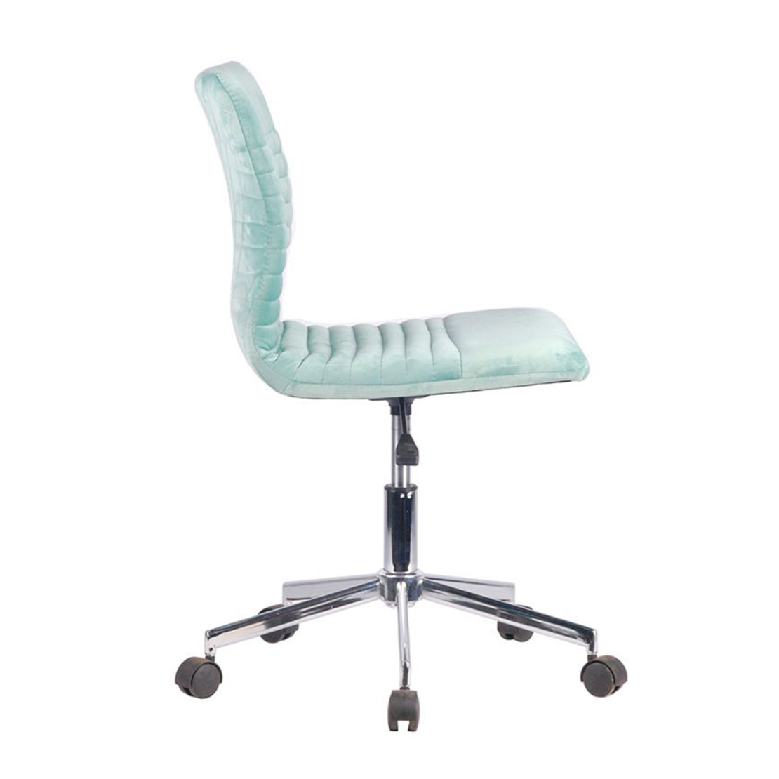 PEPPA CHAIR DESK FABRIC MINT METAL 44x56,5xH92cm E1 PRC