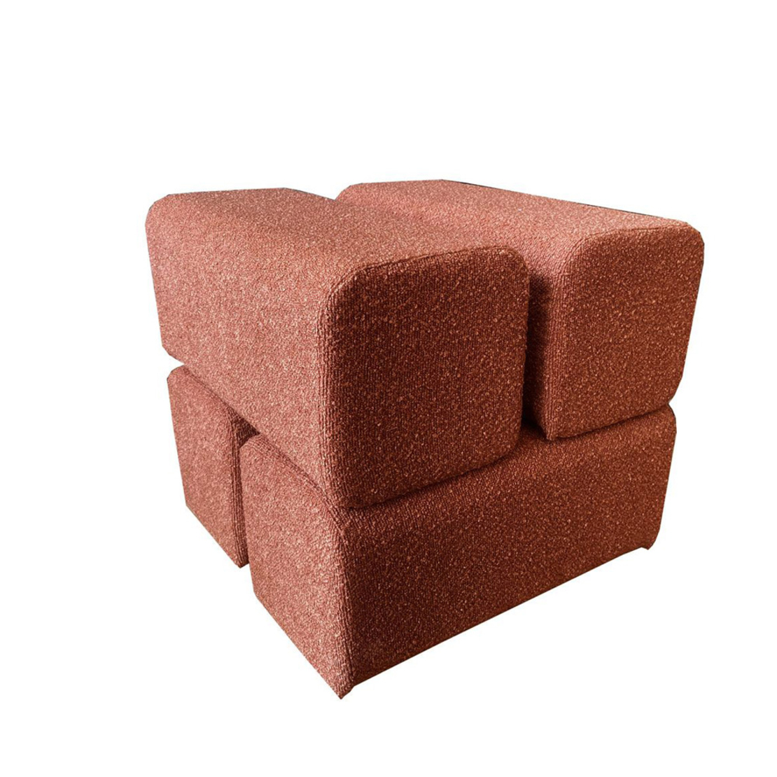 CHEVAL STOOL FABRIC TERRACOTTA E1 PRC