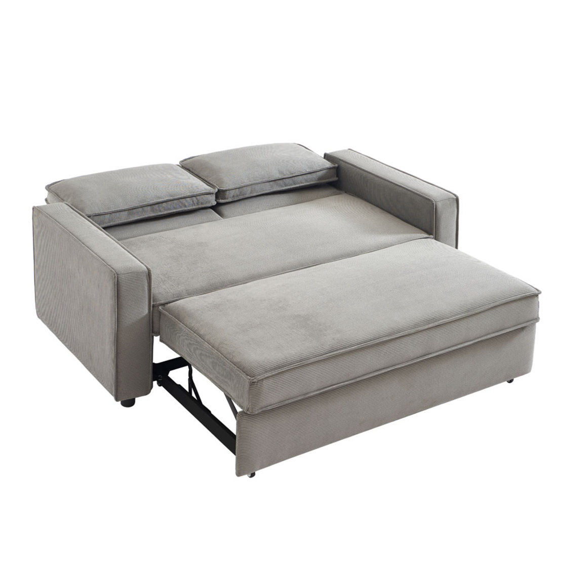 CUBO SOFA BED 3SEAT FABRIC GREY FABRIC E1