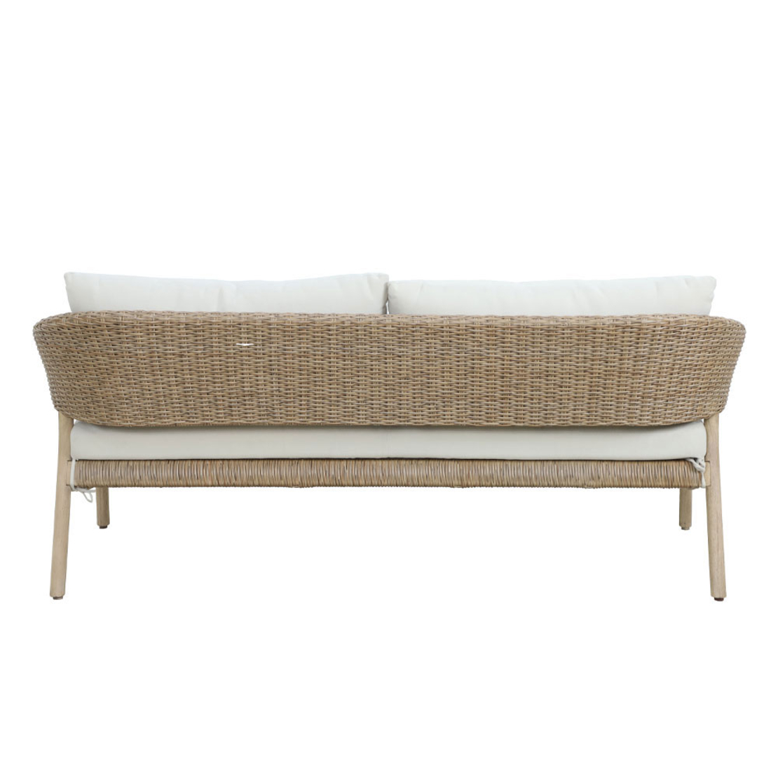 SUMATRA LOUNGE SET 1+2 WOOD EUCALYPTUS NATURAL BEI
