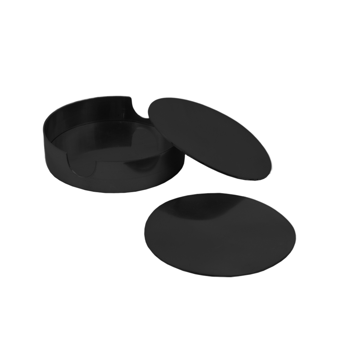 COAL COASTER ALUMINIUM GRAPHITE D11xH3cm IN
