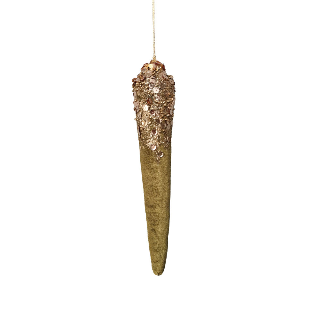 XMAS TEARDROP BROCADE B DECO MULTICOLOR PRC