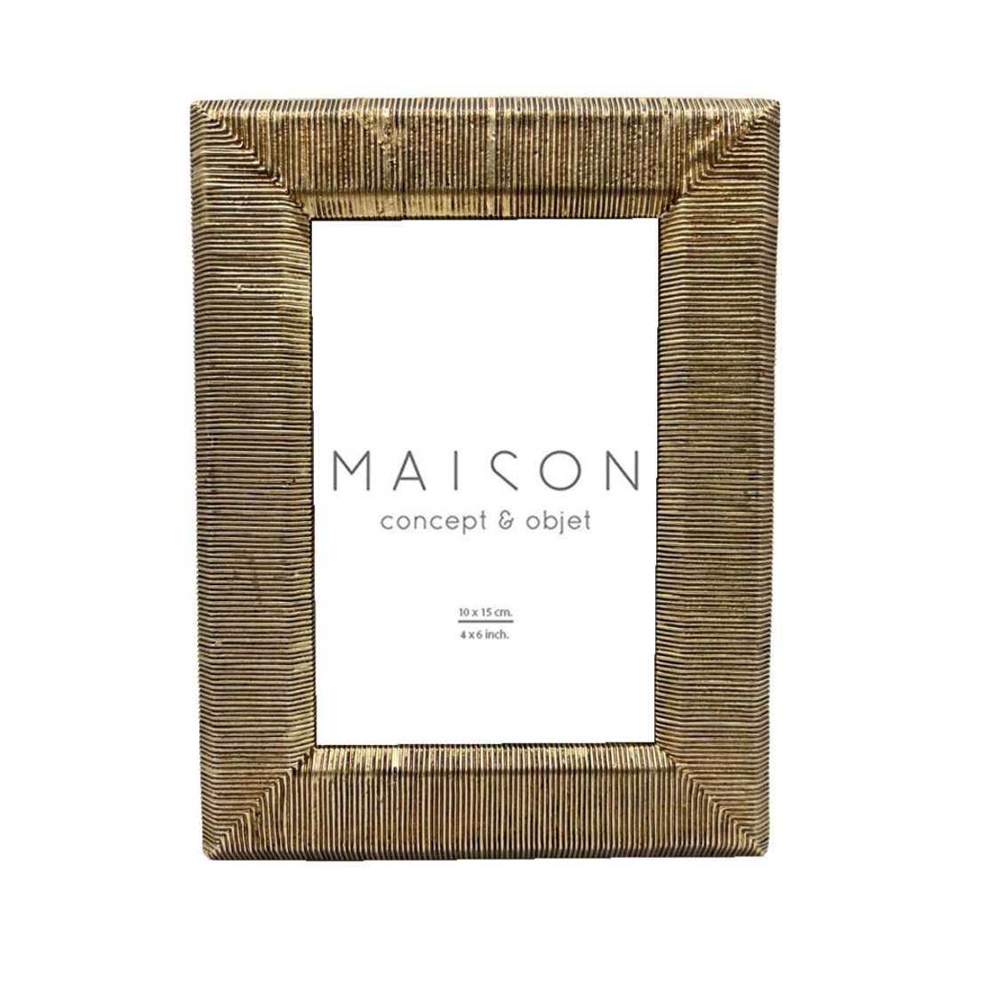 CRUZE PHOTO FRAME POLYRESIN GLASS GOLD 15,7x1,8xH2