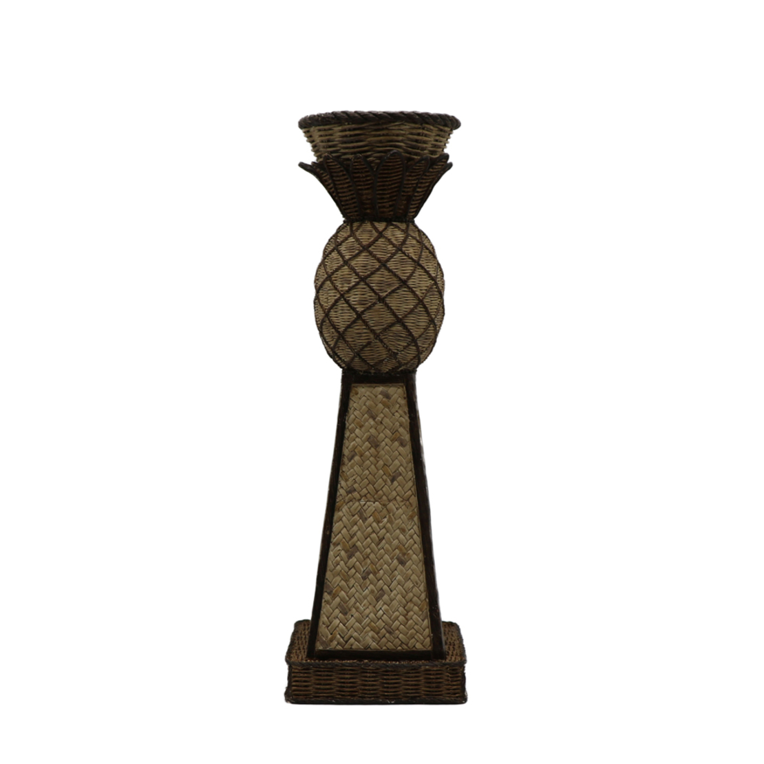 JE VEUX CANDLE HOLDER POLYRESIN BROWN 11,3x11,3xH3