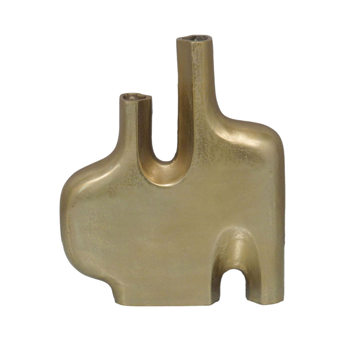 BRONTIE VASE 30x7x36 ALUMINIUM GOLD